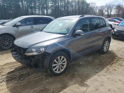 Salvage cars for sale from Copart North Billerica, MA: 2015 Volkswagen Tiguan S