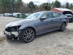 Salvage cars for sale at Mendon, MA auction: 2013 Lexus GS 350