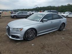 Salvage cars for sale from Copart Greenwell Springs, LA: 2017 Audi A6 Premium Plus
