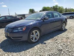 Salvage cars for sale from Copart Mebane, NC: 2014 Volkswagen Passat SE