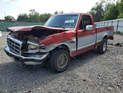 Ford salvage cars for sale: 1996 Ford F150