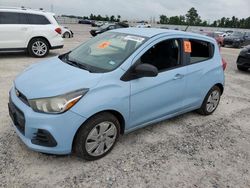 Salvage cars for sale from Copart Houston, TX: 2016 Chevrolet Spark LS