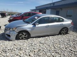 Salvage cars for sale at Wayland, MI auction: 2017 Honda Accord LX