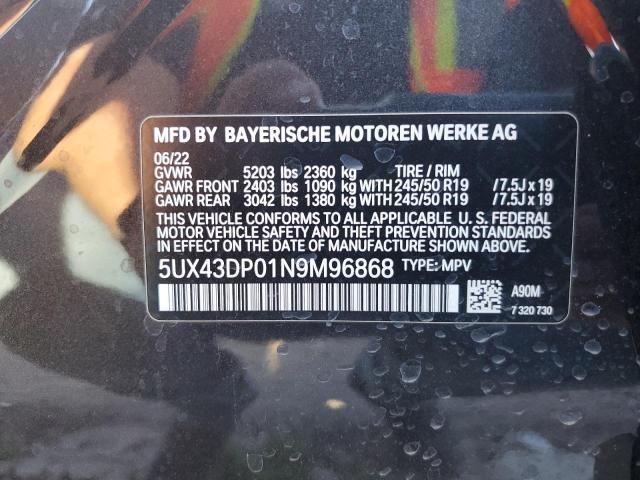 2022 BMW X3 SDRIVE30I