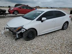 Salvage cars for sale at New Braunfels, TX auction: 2022 Toyota Corolla LE