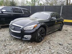 Salvage cars for sale at Waldorf, MD auction: 2017 Infiniti Q70 3.7
