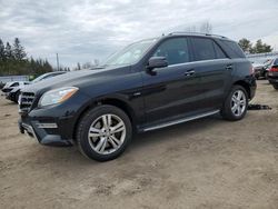 Salvage cars for sale at Bowmanville, ON auction: 2012 Mercedes-Benz ML 350 4matic
