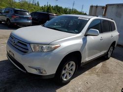 Toyota Highlander Base salvage cars for sale: 2011 Toyota Highlander Base