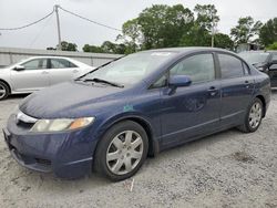 Salvage cars for sale at Gastonia, NC auction: 2009 Honda Civic LX