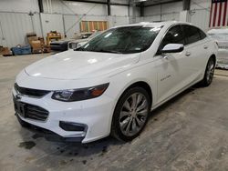 Salvage cars for sale at Bridgeton, MO auction: 2017 Chevrolet Malibu Premier