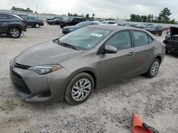 Salvage cars for sale from Copart Houston, TX: 2017 Toyota Corolla L