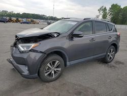 Salvage cars for sale at Dunn, NC auction: 2017 Toyota Rav4 XLE