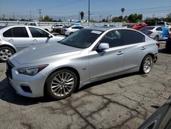 Salvage cars for sale at Colton, CA auction: 2019 Infiniti Q50 Luxe