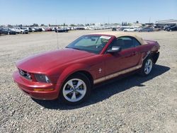 Salvage cars for sale from Copart Sacramento, CA: 2007 Ford Mustang