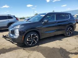 Salvage cars for sale at Woodhaven, MI auction: 2022 Mitsubishi Outlander SEL