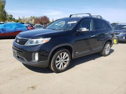 Salvage cars for sale at Woodburn, OR auction: 2014 KIA Sorento EX