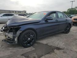 Salvage cars for sale at Wilmer, TX auction: 2016 Mercedes-Benz C300