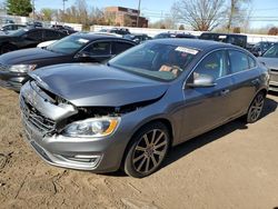 Salvage cars for sale at New Britain, CT auction: 2017 Volvo S60 Premier