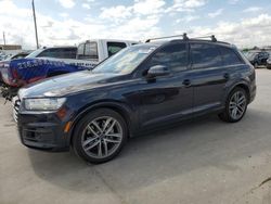 Salvage cars for sale at Grand Prairie, TX auction: 2018 Audi Q7 Prestige