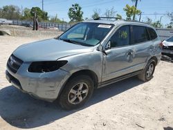 Salvage cars for sale from Copart Riverview, FL: 2007 Hyundai Santa FE GLS