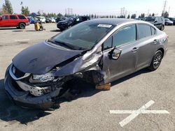 Salvage cars for sale from Copart Rancho Cucamonga, CA: 2014 Honda Civic LX