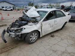 Salvage cars for sale at Pekin, IL auction: 2003 Toyota Camry LE