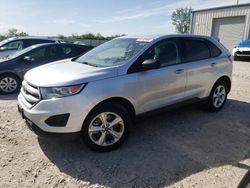 Salvage cars for sale at Kansas City, KS auction: 2018 Ford Edge SE