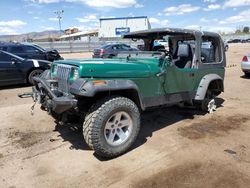 Salvage cars for sale at Colorado Springs, CO auction: 1992 Jeep Wrangler / YJ