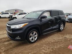 Salvage cars for sale at Amarillo, TX auction: 2015 Toyota Highlander Limited