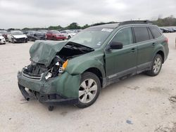 Salvage cars for sale from Copart San Antonio, TX: 2011 Subaru Outback 2.5I Premium