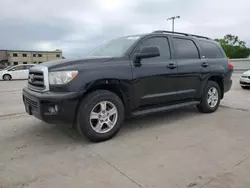 Salvage cars for sale at Wilmer, TX auction: 2015 Toyota Sequoia SR5