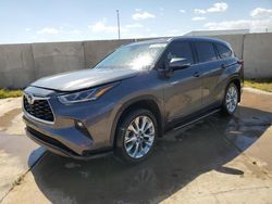 Toyota Highlander salvage cars for sale: 2020 Toyota Highlander Hybrid Limited