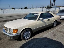 Salvage cars for sale at Van Nuys, CA auction: 1986 Mercedes-Benz 560 SEC