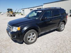 Salvage cars for sale at Kansas City, KS auction: 2011 Ford Escape Limited