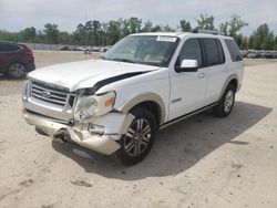 Salvage cars for sale at Lumberton, NC auction: 2007 Ford Explorer Eddie Bauer