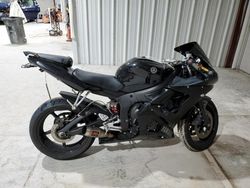Salvage motorcycles for sale at Leroy, NY auction: 2008 Yamaha YZFR6 S