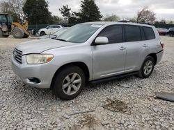 Salvage cars for sale at Madisonville, TN auction: 2008 Toyota Highlander