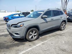 Salvage cars for sale from Copart Van Nuys, CA: 2019 Jeep Cherokee Limited