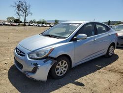 Salvage cars for sale from Copart San Martin, CA: 2013 Hyundai Accent GLS