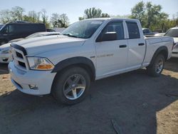 Dodge RAM 1500 salvage cars for sale: 2012 Dodge RAM 1500 ST