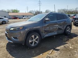 Salvage cars for sale from Copart Columbus, OH: 2019 Jeep Cherokee Limited