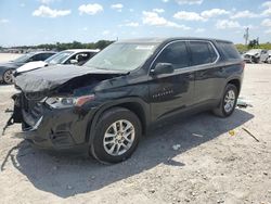 Salvage cars for sale at West Palm Beach, FL auction: 2021 Chevrolet Traverse LS