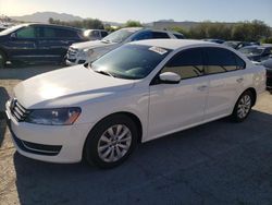 Salvage cars for sale from Copart Las Vegas, NV: 2015 Volkswagen Passat S