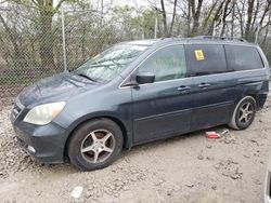 Salvage cars for sale at Cicero, IN auction: 2006 Honda Odyssey Touring