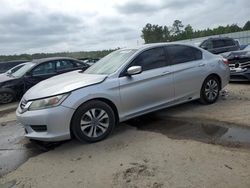 Salvage cars for sale at Harleyville, SC auction: 2014 Honda Accord LX