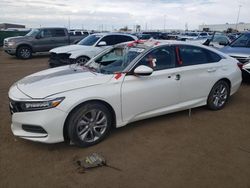 Salvage cars for sale at Brighton, CO auction: 2018 Honda Accord LX