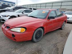 Salvage cars for sale from Copart Albuquerque, NM: 2001 Pontiac Grand AM SE1