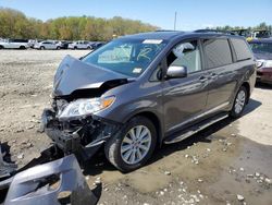 Salvage cars for sale from Copart Windsor, NJ: 2017 Toyota Sienna XLE