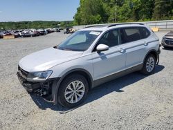 Salvage cars for sale at Concord, NC auction: 2018 Volkswagen Tiguan SE
