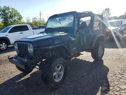 Salvage cars for sale at Bridgeton, MO auction: 2000 Jeep Wrangler / TJ SE
